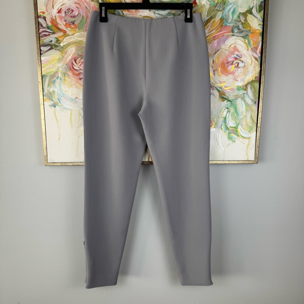 Giorgio Armani Gray Virgin Wool Pants Made in Italy EU40 US4 Straight Leg - Picture 9 of 13